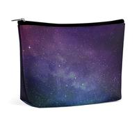 Borsa per il trucco, borse cosmetiche personalizzate per le donne, Galassia misteriosa oscura, 7.3cm L x 15cm W x 5.9cm H, Astuccio per trucchi