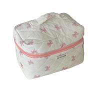 Borsa per il trucco carina da viaggio per cosmetici da viaggio per pennelli da trucco da viaggio di lavoro rosa, rosa, 25cmx16cmx15cm, come descrizione