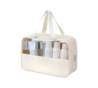 Borsa per il trucco chiara, Tote portaoggetti con cerniera | Grande Making Makeup Cosmetic Organizer Borsa, for Women Girlfriend Girlf Girld Daily Skincare Beauty Tools Toues