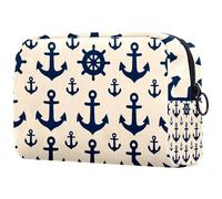 Borsa per il trucco con albero della vita estetico con luna e farfalle colorate e fiori piccola borsa per il trucco per le donne borsa cosmetica con cerniera accessori di bellezza borsa organizer