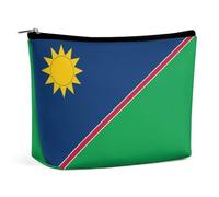Borsa per il trucco con bandiera della Namibia, per borsetta, borsa cosmetica, organizer da viaggio per le donne
