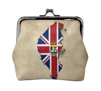 Borsa per il trucco con bandiera delle Isole Cayman map03, piccola borsa per il trucco, borsa per riporre carte di credito con serratura a bacio, borsa per riporre carte di credito, borsa