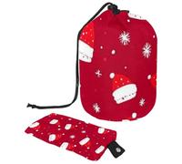 Borsa per il trucco con coulisse, grande capacità, borsa da viaggio per cosmetici con piccola borsa con cerniera, borsa da toilette portatile da donna, gatto, farfalla, margherita, Multicolore 18,