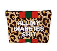 Borsa per il trucco con lettere ispiratrici stampate per le donne imitazione lino viaggio cosmetici borsa organizer regalo motivazionale borsa da bagno articoli da toeletta, Ymhzb3347, Bellezza di