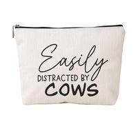 Borsa per il trucco con lettere ispiratrici stampate per le donne imitazione lino viaggio cosmetici borsa organizer regalo motivazionale borsa da bagno articoli da toeletta, Ymhzb3350, Bellezza di