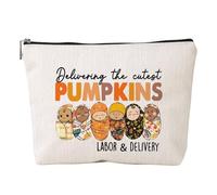 Borsa per il trucco con lettere ispiratrici stampate per le donne imitazione lino viaggio cosmetici borsa organizer regalo motivazionale borsa da bagno articoli da toeletta, Ymhzb3352, Bellezza di