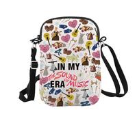 Borsa per il trucco con musica teatrale in My Sound of Era, regalo di Broadway, Music Era Cr Eu, Borsa cosmetica con stampa
