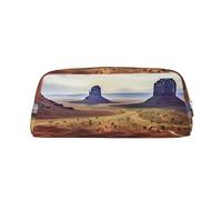 Borsa per il trucco con paesaggio della Monument Valley, per donne e uomini, borsa da viaggio, borsa estetica, astuccio grande