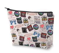 Borsa per il trucco con scritta "I Love My Physical Therapist", idea regalo per fisioterapista, Amo il mio fisioterapista