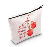 Borsa per il trucco con scritta in lingua inglese "The Sweetest Thing on This Side of Hell", con cerniera, per fan e cantanti, idea regalo, Il Sweetest-py2, MB