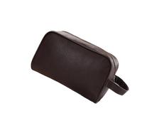 Borsa Per Il Trucco Cosmetic Bag Women Fashion Solid Color Handheld Wash Makeup Bags Ladies Portable Travel Storage Lipstick Organiser Bags Borsa Cosmetica(Brown)