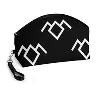 Borsa per il trucco curva con stampa gufo Twin Peaks per donne e ragazze, ideale per pennelli da trucco, cura della pelle e accessori di bellezza.