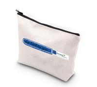 Borsa per il trucco da cucito Quilting Regali per amanti della sarta Regali Respiro profondo Prova di nuovo Quilters Sarti Borsa con cerniera Kit di forniture per cucire, Respiro profondo Regno Unito