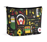 Borsa per il trucco da DJ di un club musicale, capiente e portatile, ideale per donne.