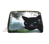 Borsa per il trucco da donna Toiletrie Showe Brush Cura della pelle Organizer da viaggio Borsa Me Grande borsa per il trucco Accessori Bagsmart ToteBlack Panther in the Jungle, bianco, Taglia unica