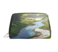 Borsa per il trucco da donna Toiletrie Showe Brush Cura della pelle Organizer da viaggio Borsa Me Grande Borsa per il trucco Accessori Bagsmart ToteForests and Rivers, bianco, Taglia unica