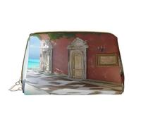 Borsa per il trucco da donna Toiletrie Showe Brush Cura della pelle Organizzatore da viaggio Borsa Me Grande Borsa per il trucco Accessori Bagsmart ToteBlue Ocean, bianco, Taglia unica