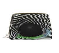 Borsa per il trucco da donna Toiletrie Showe Pennello Cura della pelle Organizer da viaggio Borsa Me Grande Borsa per il trucco Accessori Bagsmart ToteHypnosis tunnel, bianco, Taglia unica