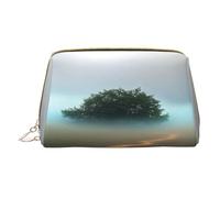 Borsa per il trucco da donna Toiletrie Showe Pennello Cura della pelle Organizzatore da viaggio Borsa Me Grande Borsa per il trucco Accessori Bagsmart Tote Lonely Tree, bianco, Taglia unica