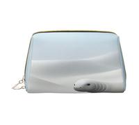 Borsa per il trucco da donna Toiletrie Showe Pennello Cura della pelle Organizzatore da viaggio Borsa Me Grande borsa per il trucco Accessori Bagsmart Tote Strani animali nelle dune di sabbia, bianco