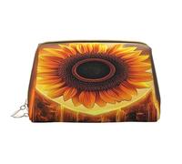 Borsa per il trucco da donna Toiletrie Showe Pennello Cura della pelle Organizzatore da viaggio Borsa Me Grande Borsa per il trucco Accessori Bagsmart ToteSky Girasole Gigante, bianco, Taglia unica