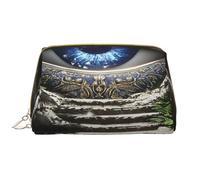 Borsa per il trucco da donna Toiletrie Showe Pennello Cura della pelle Organizzatore da viaggio Borsa Me Grande Borsa per il trucco Accessori Bagsmart ToteThe All-Seeing Eye, bianco, Taglia unica