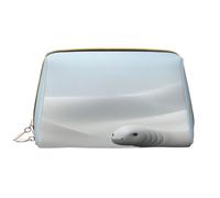 Borsa per il trucco da donna Toiletrie Showe Pennello Cura della pelle Organizzatore da viaggio Borsa Me Grande borsa per il trucco Accessori Bagsmart ToteStrange animali nelle dune di sabbia, bianco