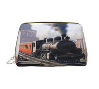 Borsa per il trucco da donna Toiletrie Showe Pennello Cura della pelle Organizzatore da viaggio Borsa Me Grande borsa per il trucco Accessori Bagsmart ToteChestnut treno, bianco, Taglia unica