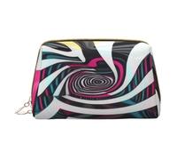 Borsa per il trucco da donna Toiletrie Showe Pennello Cura della pelle Organizzatore da viaggio Borsa Me Grande Borsa per il trucco Accessori Bagsmart Tote Curvo corridoio, bianco, Taglia unica