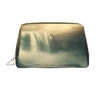 Borsa per il trucco da donna Toiletrie Showe Pennello Cura della pelle Organizzatore da viaggio Borsa Me Grande borsa per il trucco Accessori Bagsmart ToteWaterfalls e nebbia in un mondo fantastico