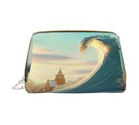 Borsa per il trucco da donna Toiletrie Showe Pennello Cura della pelle Organizzatore da viaggio Borsa Me Grande borsa per il trucco Accessori Bagsmart Tote Bella rendering fiaba, bianco, Taglia unica