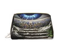 Borsa per il trucco da donna Toiletrie Showe Pennello Cura della pelle Organizzatore da viaggio Borsa Me Grande Borsa per il trucco Accessori Bagsmart Tote The All-Seeing Eye, bianco, Taglia unica
