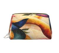 Borsa per il trucco da donna Toiletrie Showe Pennello Cura della pelle Organizzatore da viaggio Borsa Me Grande borsa per il trucco Accessori Bagsmart ToteBeautiful tessuto fluido, bianco, Taglia