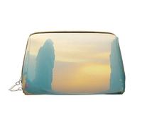 Borsa per il trucco da donna Toiletrie Showe Pennello Cura della pelle Organizzatore da viaggio Borsa Me Grande Borsa per il trucco Accessori Bagsmart ToteA vivace piccolo fiume, bianco, Taglia unica