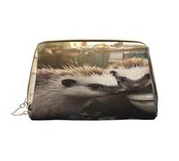 Borsa per il trucco da donna Toiletrie Showe Pennello per la cura della pelle Organizer da viaggio Borsa Me Grande borsa per il trucco Accessori Bagsmart ToteSmart Hedgehog, bianco, Taglia unica