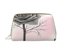 Borsa per il trucco da donna Toiletrie Showe Pennello per la cura della pelle Organizer da viaggio Borsa Me Grande borsa per il trucco Accessori Bagsmart Tote Natural Point Rose, bianco, Taglia unica