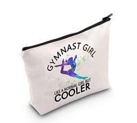 Borsa per il trucco da ginnastica per ragazza, sopravvivenza, con cerniera, U.Gymnast Girl