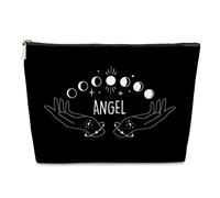 Borsa per il trucco da strega, regalo per le fasi lunari, borsa per il sole, borsa per la luna, regalo per tarocchi con luna di cristallo, regalo per meditazione, stregoneria, roba da strega, borsa