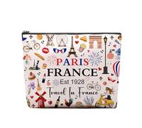 Borsa per il trucco da viaggio a Londra, souvenir per amanti di Londra, regali a tema Londra City per viaggiatori, donne, amiche, regalo di viaggio a Londra, organizer per cosmetici con cerniera,