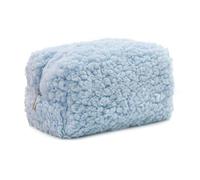 Borsa per il trucco da viaggio alla moda, comoda borsa da toilette multifunzionale, organizzatore di archiviazione per le donne, blu cielo, Mass Beauty