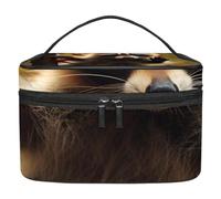 Borsa per il trucco da viaggio,borsa da toilette da viaggio per donna,Frutto del panda rosso della foresta,borsa da viaggio per cosmetici