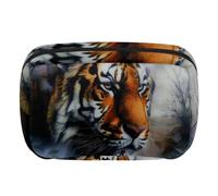 Borsa per il trucco da viaggio,borsa da toilette da viaggio per donna,Ritratto animale della foresta Tigre,borsa da viaggio per cosmetici