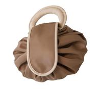 Borsa per il trucco da viaggio, Borsa per l'organizzatore del trucco,Borsa per trucco portatile Borsa per cosmetici in pelle PU - Borsa da toilette con manico Organizer per trucco impermeabile per don