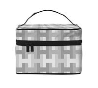Borsa per il trucco da viaggio, cosmetica per donna e ragazza, grande organizer, toeletta portatile, lettera H