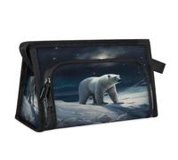 Borsa per il trucco da viaggio per le donne e gli uomini a forma di orso polare, borsa da toeletta, borsa da doccia, organizzatore, colore L, organizer per borse, colorato, L, Organizer per borse