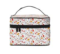 Borsa per il trucco del Canada Day, graziosa borsa per cosmetici da donna, borsa da toilette, grande borsa organizer da viaggio per il trucco