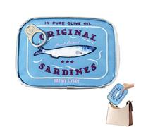 Borsa per il trucco del design per sardine di sacchetti cosmetici | Organizzatore di trucco in CAN SEMPLICE | Sacchetti culturali con stampa estetica e cerniera per la cura della pelle, ombretto, sham