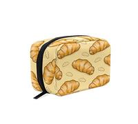 Borsa per il trucco del pane Borsa cosmetica per organizer portatile per custodia per il trucco da viaggio, regali, borsa da toilette per uso quotidiano per ragazze e donne