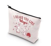 Borsa per il trucco della principessa del Midwest, con pony, rosa, con scritta "I Heard You Like Magic Gifts LGBTQ Pride Queer Zipper Bag, Ho sentito il Regno Unito