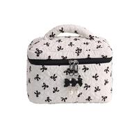 Borsa per il trucco di grande capacità archi borsa cosmetica portatile da viaggio borsa da toeletta cambiamento borsa per il trucco stoccaggio di lavaggio archi grande capacità borsa cambio lavaggio